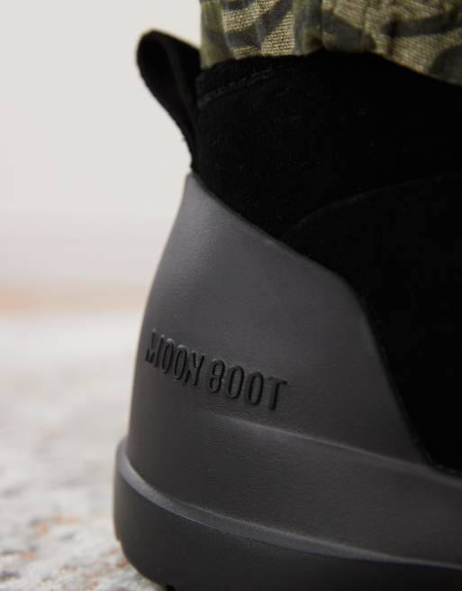 ショートブーツ・ブーティ MOON BOOT 'Luna Low' ankle boots Black LUNA LOW BLACK SUEDE BOOTS | Moon Boot®
