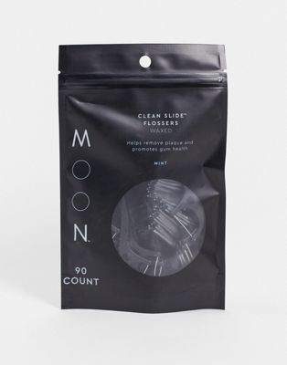Moon – Clean Slide – Gewachste Zahnseidestäbchen mit Minzgeschmack - 90er-Pack-Keine Farbe