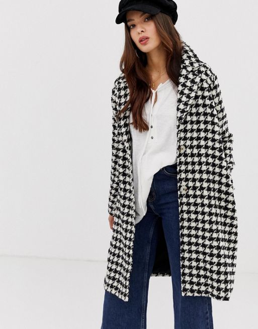 Moon River oversized dogtooth coat | ASOS