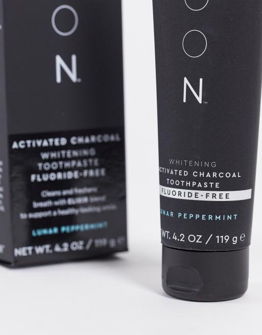 Moon – Tandkräm utan fluorid, med aktivt kol som gör tänderna vitare, 119g, 4 av 4