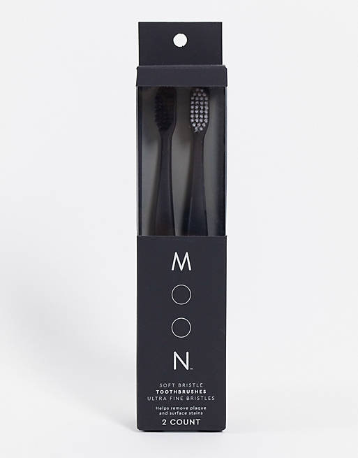 Moon Toothbrush Set x2 Pack