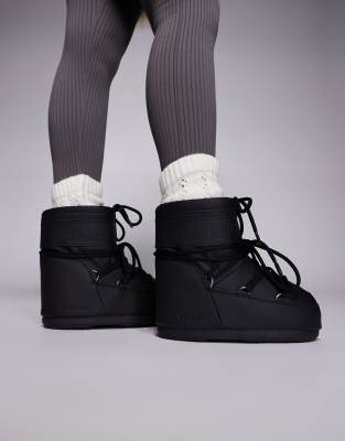 Moonboot - Icon - Bottes basses en caoutchouc - Noir