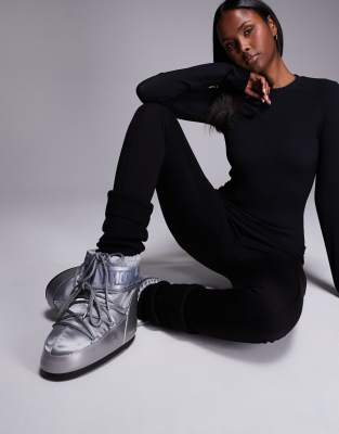 Moonboot - Icon Glance - Bottes - Argenté | ASOS