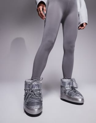 Moon Boot Moonboot Icon low boots in silver