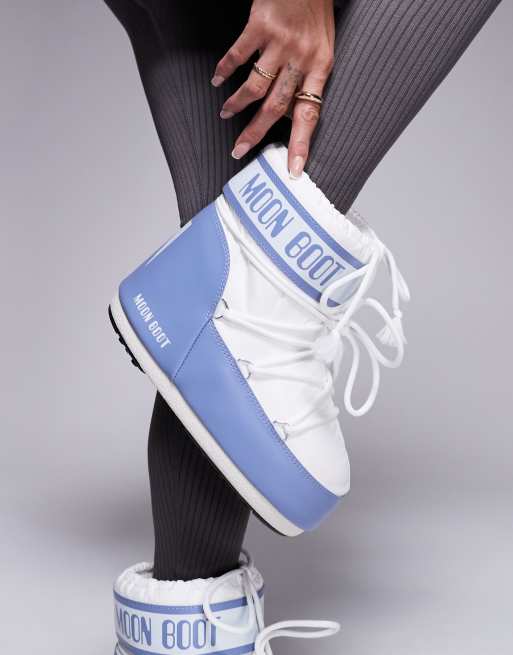 Boot Icon Moon Boot Denim Blue Tecnica Moon Boot Nylon Junior