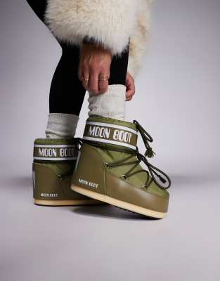 Moon Boot Moonboot Icon Low Nylon In khaki-Green