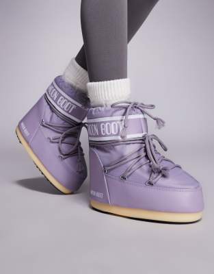 Moonboot Icon Low Nylon in lilac