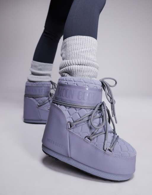ショートブーツ・ブーティ MOON BOOT 'Icon Low Quilt' ankle boots moon-boot-icon-low-quilt-brown
