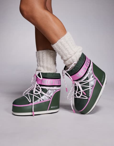 Moonboot - Icon Low Space Racing - Bottes de neige - Vert - view 1