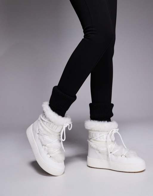 Moonboot - Ltrack - Bottes basses en fausse fourrure imperméable