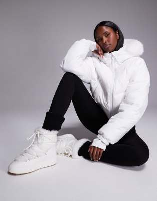 Moonboot Ltrack waterproof faux fur lo boot 