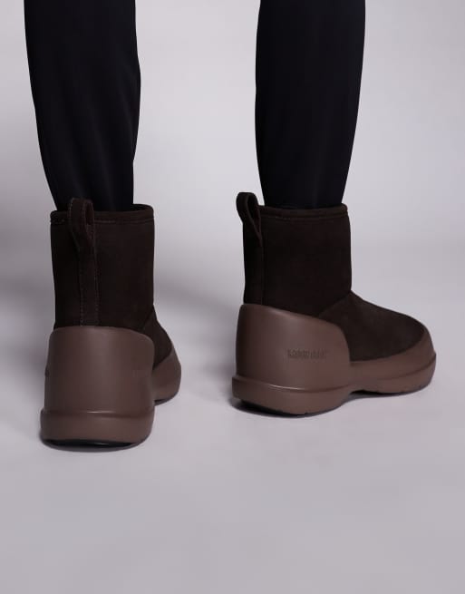 Moonboot Mezzaluna mid boot in dark brown, 3 of 4