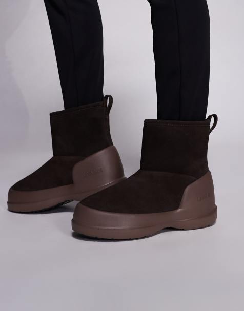 Moonboot Mezzaluna mid boots in dark brown - view 1