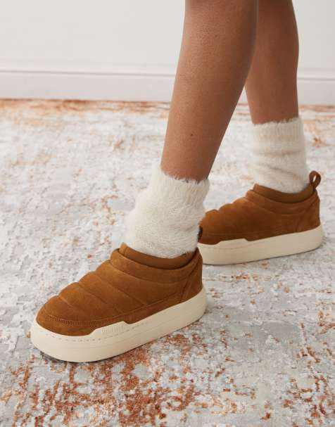 Moonboot unisex Park mules in tan - view 1