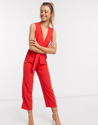 kappa red jumpsuit