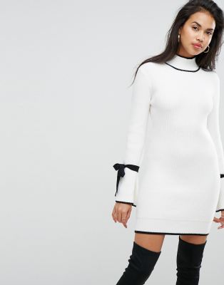 morgan knitted swing dress