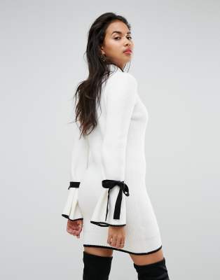 morgan knitted swing dress