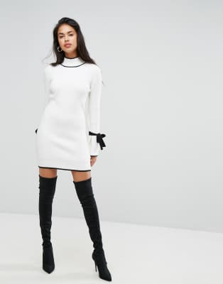 morgan knitted swing dress