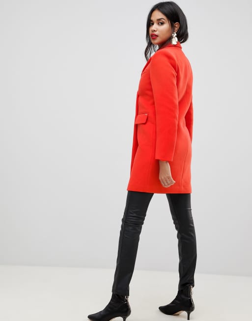 Manteau rouge online morgan