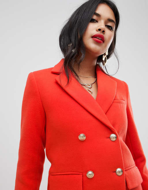 Morgan manteau online rouge