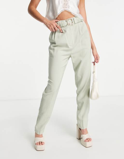 Pantaloni vita hotsell alta arricciata