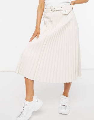 midi skirt pleated