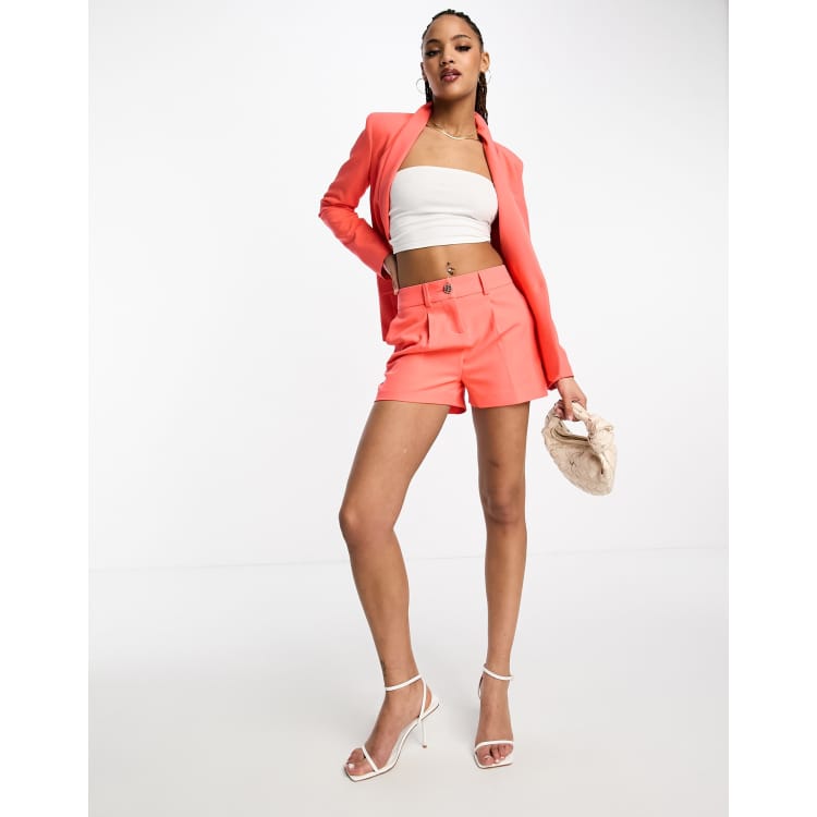Short Fille Mini Boden - Corail à Pois, Taille 11/12 Ans, Occasion Très Bon état