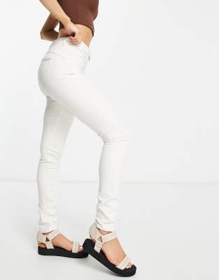Morgan Morgan skinny jeans in white