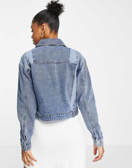 Morgan veste jean hot sale