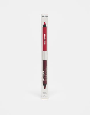 Morphe Bi-liner Dual Ended Eye Pencil - Pink / Shimmer Burgandy