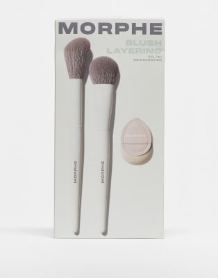 Morphe - Blush Layering Tool Trio - Make-up-Pinsel-Set (im Wert von 29 €)-Keine Farbe
