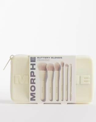 Morphe Buttery Blends 6-piece Travel Brush Set-no Colour In Transparent