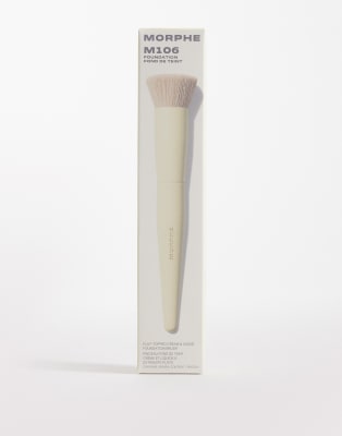 Morphe Buttery Blends M106 Flat-topped Foundation Brush-no Colour In Transparent
