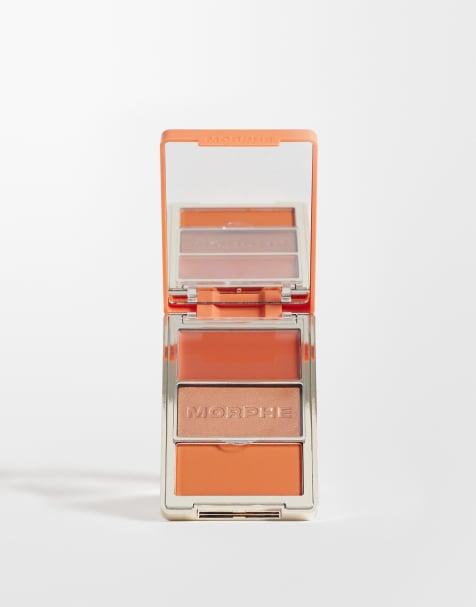 Morphe – Cheek Thrills Multi Finish Face Trio – Zestaw trzech produktów do makijażu – Poolside Spritz - view 1