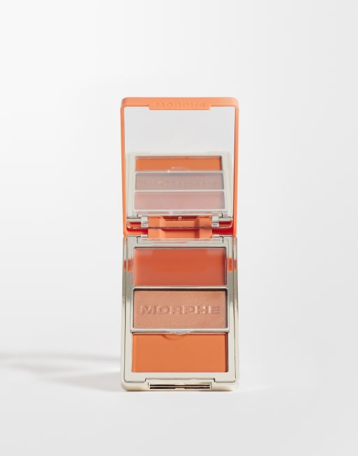 Morphe – Cheek Thrills Multi Finish Face Trio – Zestaw trzech produktów do makijażu – Poolside Spritz