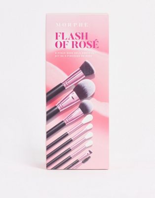 Morphe Flash of Rose 8-Piece Rose Gold Brush Set (save 55%)