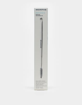 Morphe - M401 - Pinceau à sourcils biseauté avec goupillon intégré-Pas de couleur