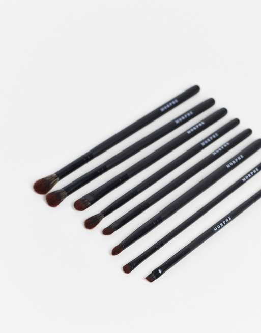 Morphe MUA Portfolio 8Piece Eye Brush Set + Case ASOS