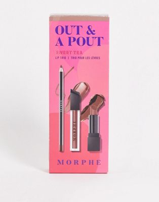 Morphe Out & A Pout Lip Trio - Sweet Tea (save 33%)