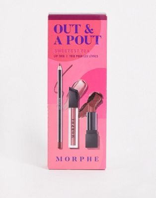 Morphe Out & A Pout Lip Trio - Sweetest Tea (save 33%)
