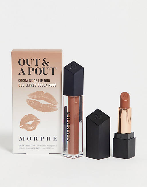 Morphe Out & A Pout Nude Lip Duo - Cocoa