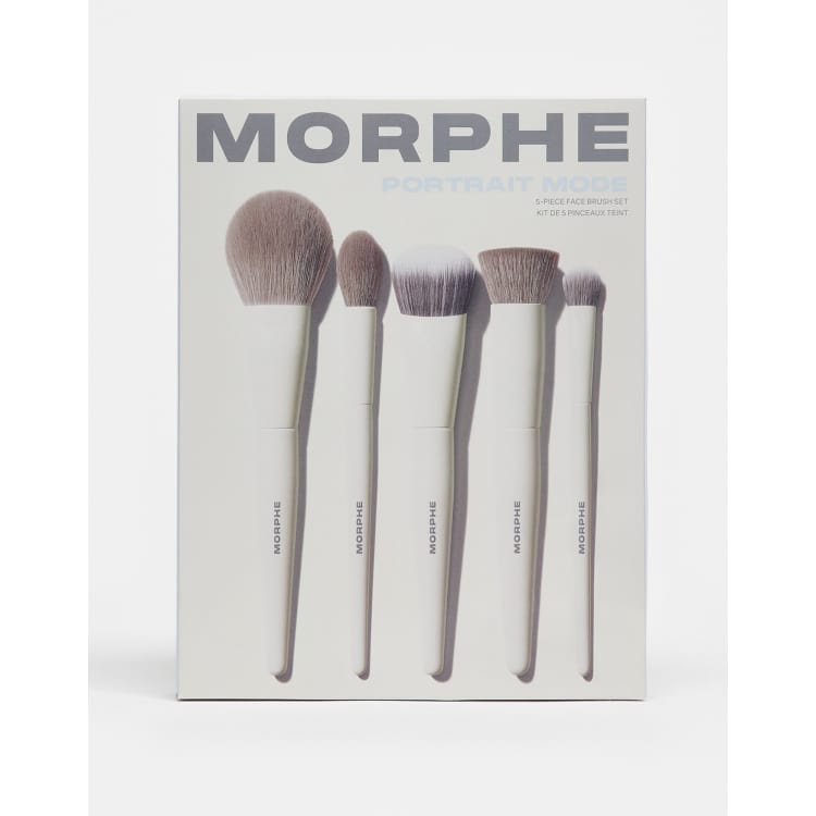 Morphe Portrait Mode 5-Piece Face Brush Set | ASOS