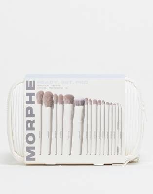 Morphe Morphe Ready Set Pro 16-piece Face & Eye Brush Set - 53% Saving-No colour