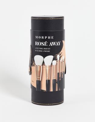 Rosé Away 6-Piece Travel Brush Set - Morphe