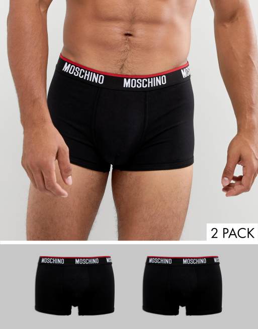 MOSCHINO, Two Pack Boxer Trunks, Trunks