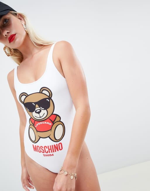 Moschino — Badedragt med bjørneprint