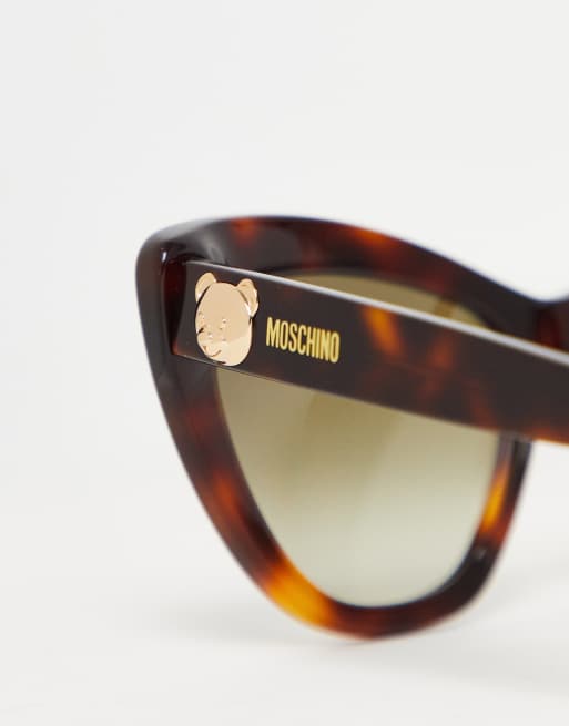 Moschino - Glasses with Moschino Teddy Bear Decoration - Black - Moschino  Eyewear - Avvenice