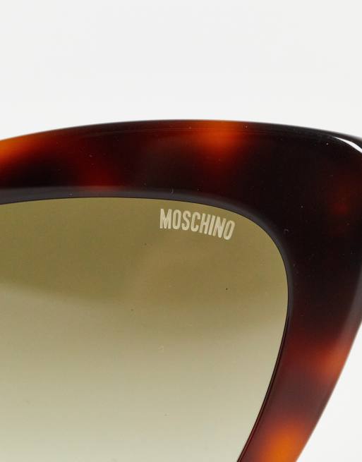 Moschino tortoise discount sunglasses