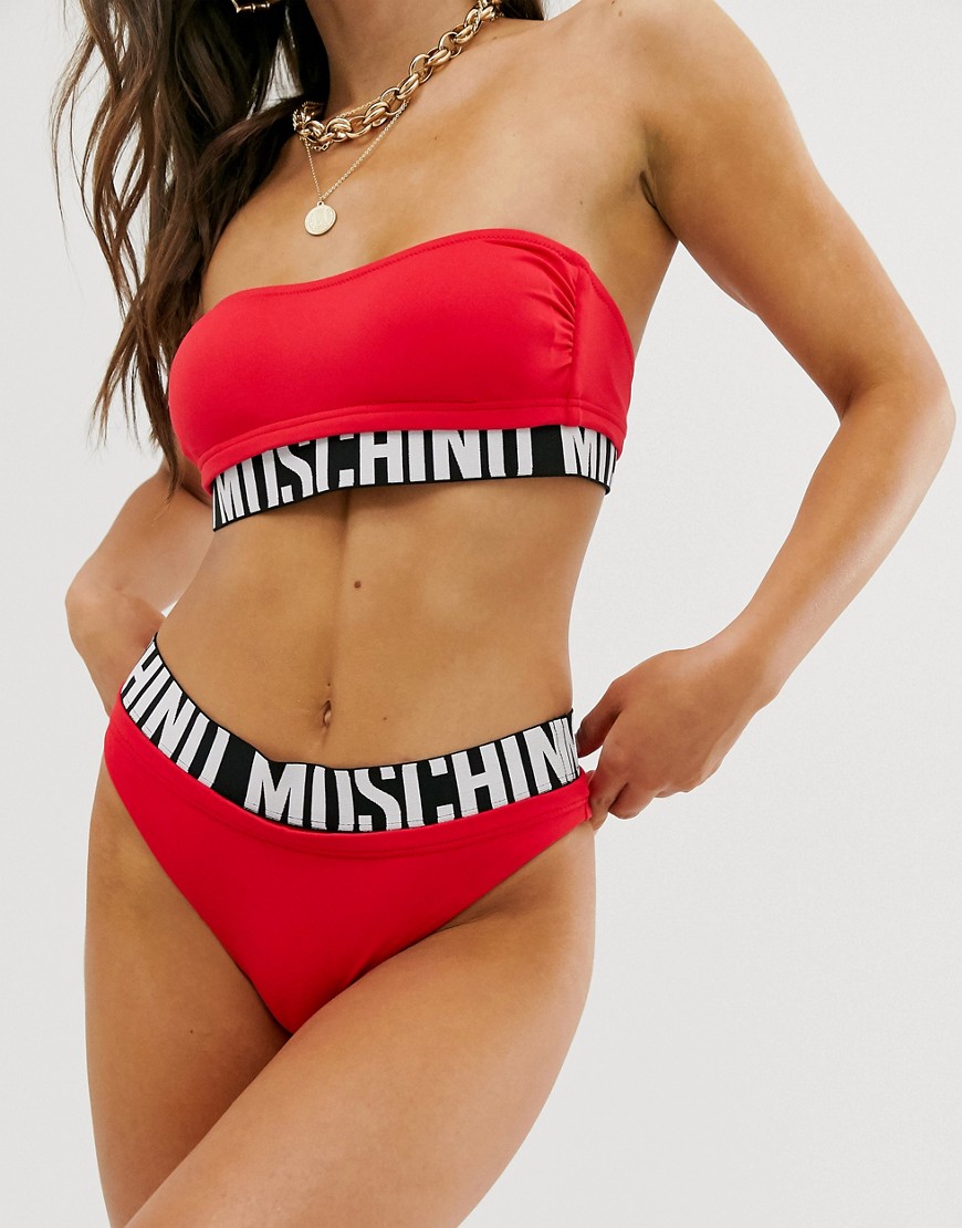 Moschino bikini briefs-Red