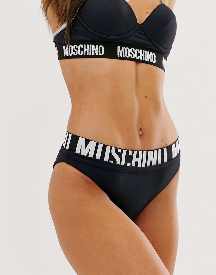 Moschino bikini briefs-Black